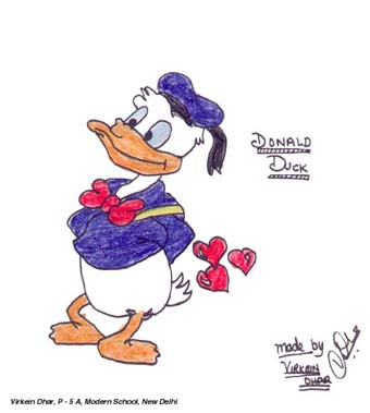 Donald Duck by Virkein Dhar